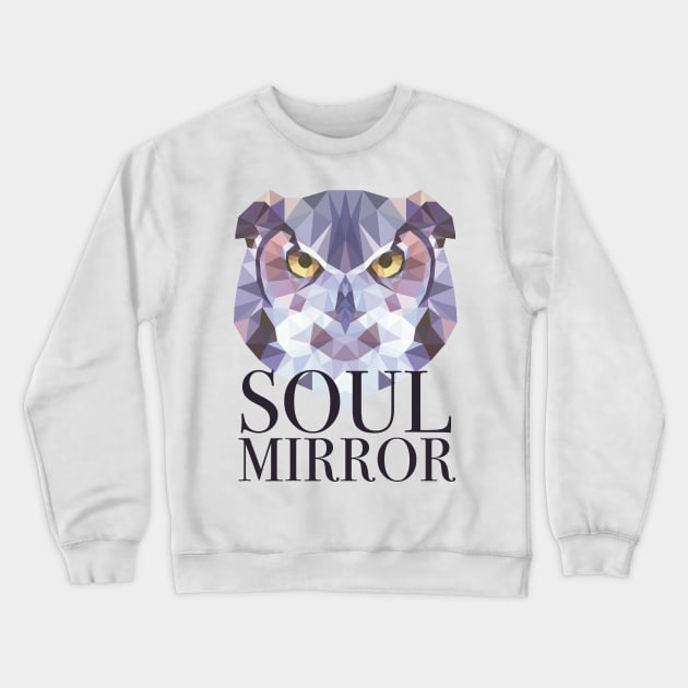 Owl, soul mirror Crewneck Sweatshirt by ZannaMaraia